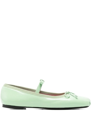 Vivetta bow-detail ballet flats - Green
