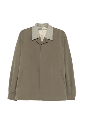 OUR LEGACY Pack contrast-collar jacket - Green