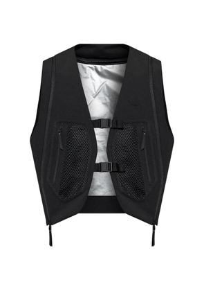 Moncler Spica buckled mesh-pockets gilet - Black
