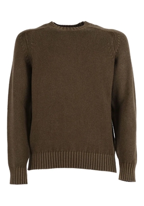 Circolo 1901 crew-neck wool sweater - Brown