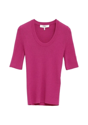 Chloé ribbed top - Pink