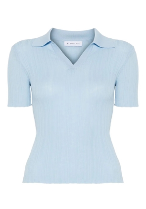 Manuel Ritz ribbed T-shirt - Blue