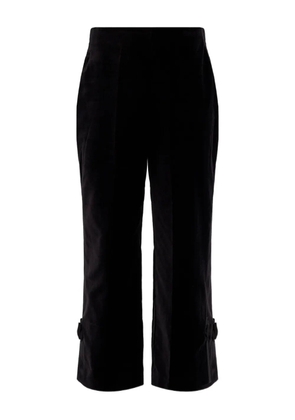 Posse Quincy bow-detail trousers - Black