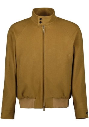 Burberry cashmere harrington jacket - Brown