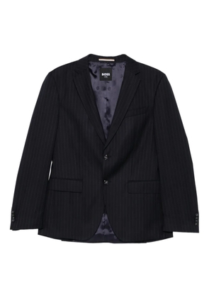 BOSS pinstripe wool suit - Blue