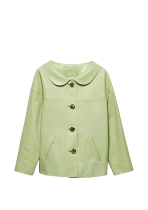 Prada nappa leather jacket - Green