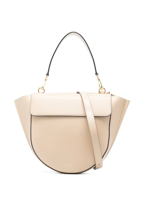 Wandler medium Hortensia flap shoulder bag - Neutrals
