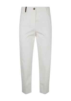 Peserico tapered trousers - White