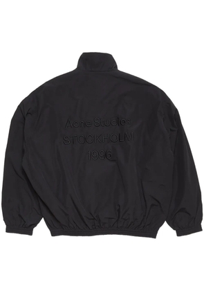 Acne Studios logo-embroidered jacket - Black