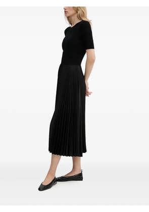 BOSS crew-neck midi dress - Black