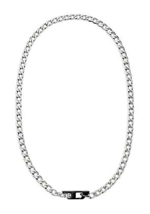 Diesel D-logo chain necklace - Silver