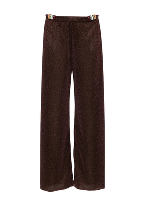 Oséree beaded detail trousers - Brown
