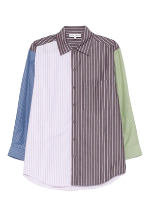 Stine Goya striped panelled shirt - Red