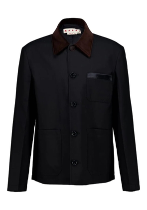 Marni pocket collar jacket - Black