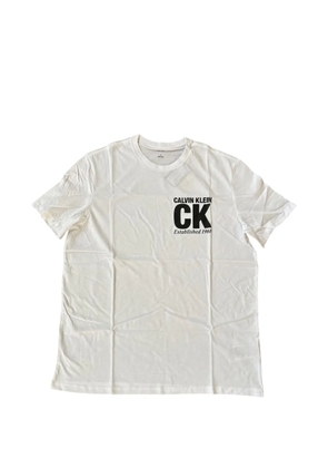 Calvin Klein round-neck logo T-shirt - White