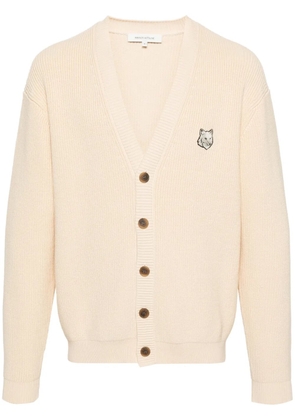Maison Kitsuné Baby Fox cardigan - Neutrals