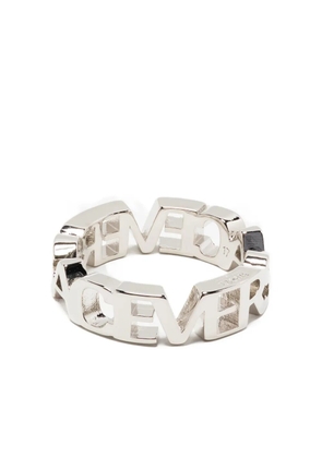 Versace logo ring - Silver