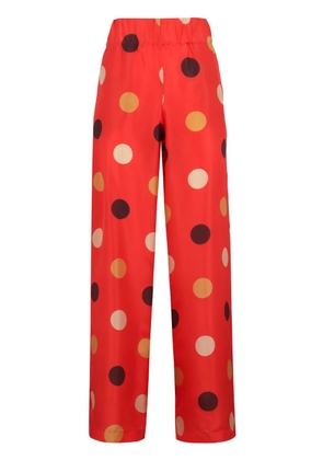 ASPESI polka dot-print trousers - Orange