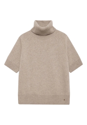 ANINE BING Jackson turtleneck top - Neutrals