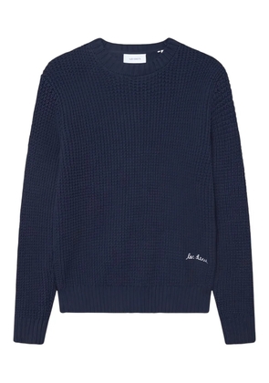 Les Deux Alvin waffle-knit jumper - Blue