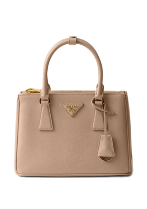 Prada small Galleria Saffiano-leather tote bag - Neutrals
