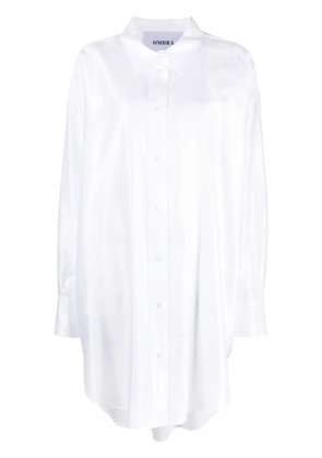 OMBRA MILANO oversized long-sleeve shirt - White