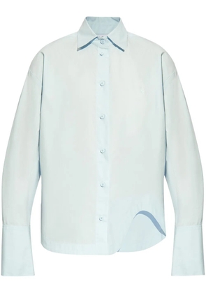 The Attico Eliza cotton shirt - Blue
