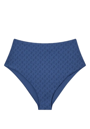 Jimmy Choo Suma monogram bikini bottoms - Blue