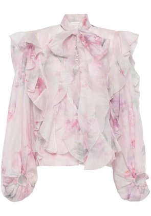 ZIMMERMANN Crush blouse - Pink
