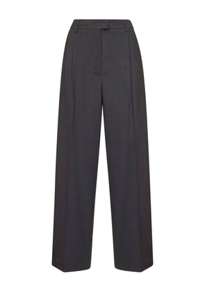 Blanca Vita pleated wide-leg trousers - Grey