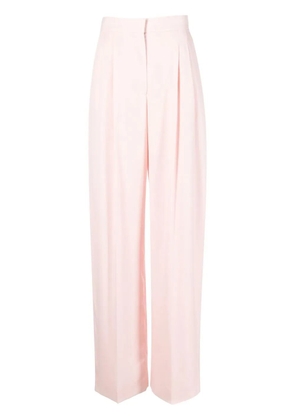 Alexander McQueen pleat-detail tailored trousers - Pink