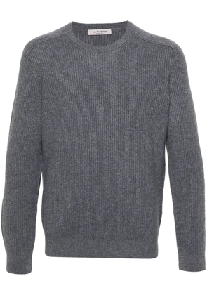 Fileria ribbed-knit sweater - Grey