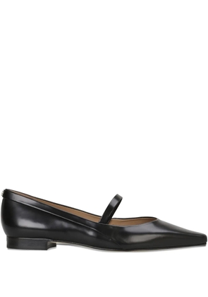 BOSS leather ballet flats - Black