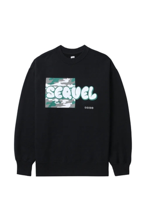 sequel camouflage graphic sweatshirt - Black