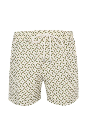 Frescobol Carioca drawstring swim short - White