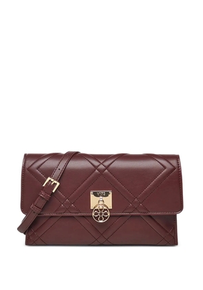 V°73 Bridget quilted-detail clutch bag - Red