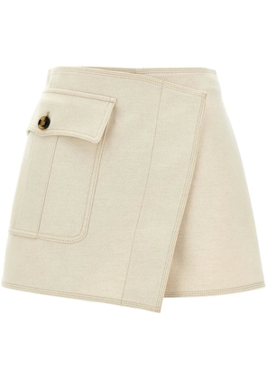 Philosophy Di Lorenzo Serafini canvas skort - White