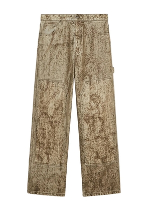 1989 STUDIO distressed cargo trousers - Neutrals