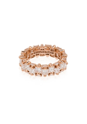 Suzanne Kalan 18kt rose gold diamond eternity ring - Pink