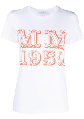 Max Mara graphic-print cotton T-shirt - White