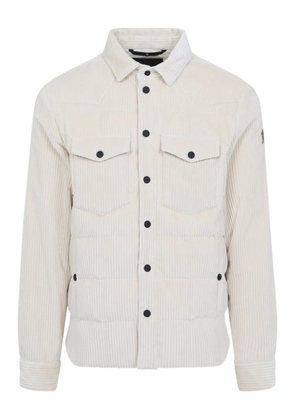 Moncler Grenoble corduroy coat - White