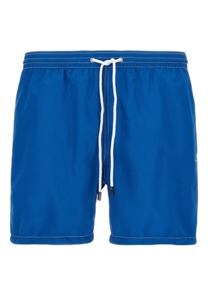 Barba drawstring-waist swim shorts - Blue