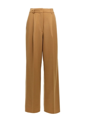 THELATEST Axel pin-tuck pleated trousers - Brown
