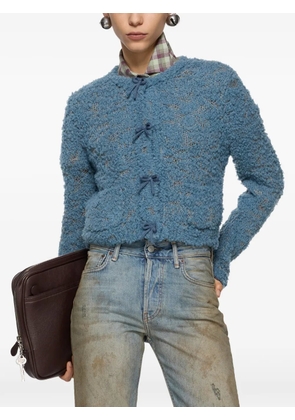 Acne Studios bow-detail cardigan - Brown