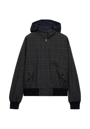 Prada Prince of Wales checked wool jacket - Grey