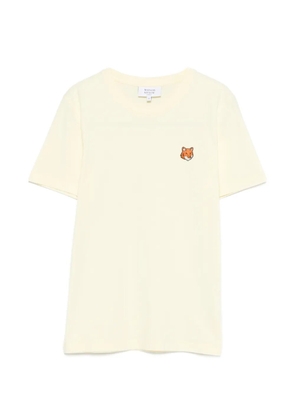 Maison Kitsuné fox-motif T-shirt - Yellow