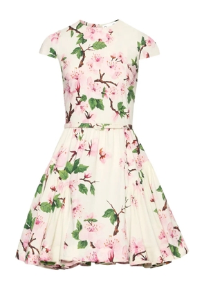 Oscar de la Renta cotton mini dress - White