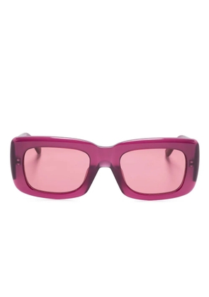 The Attico x Linda Farrow Marfa sunglasses - Red