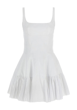 Giovanni Bedin pleated mini dress - White
