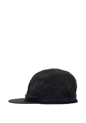 Undercover fringed-logo cap - Black
